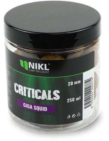 Nikl Criticals boilie Giga Squid 250ml