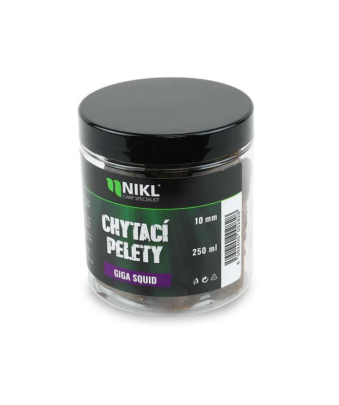 Nikl Chytací pelety Giga Squid 250ml