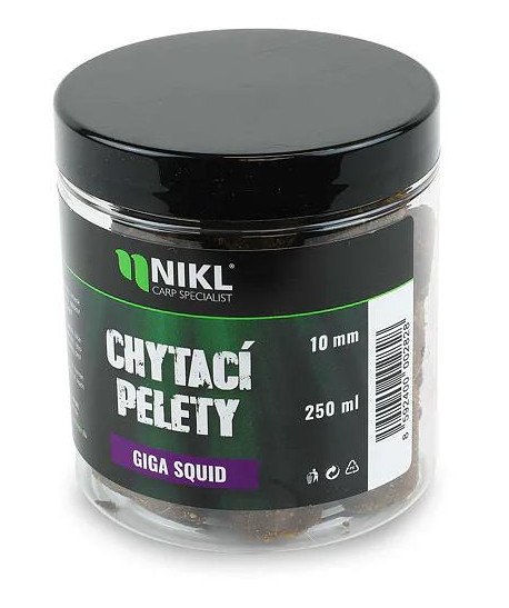 Nikl Chytací pelety Giga Squid 250ml