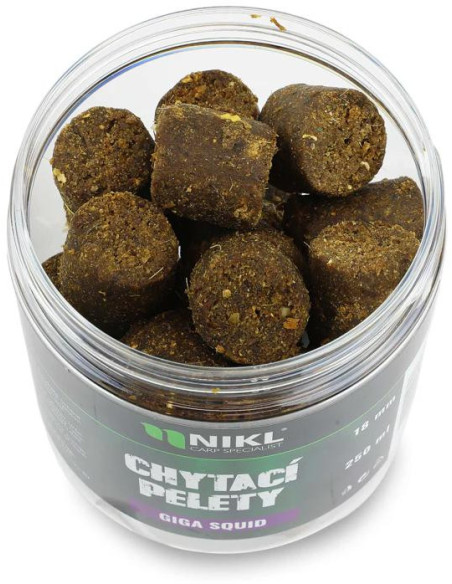 Nikl Chytací pelety Giga Squid 250ml