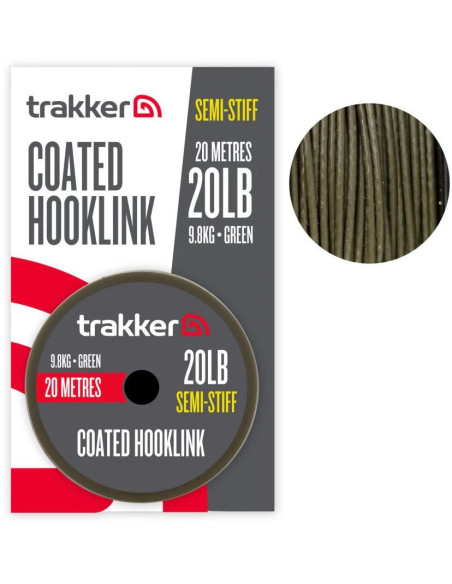 Trakker Návazcová šňůra Semi Stiff Coated Hooklink 20m