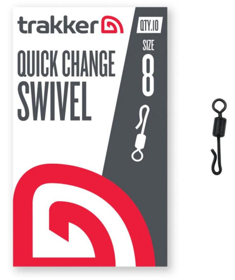 Trakker Obratlíky Quick Change Swivel vel.8, 10ks