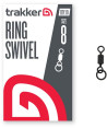 Trakker Obratlíky s kroužkem Ring Swivel vel.8, 10ks