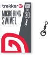 Trakker Obratlíky Micro Ring Swivel vel.20, 10ks