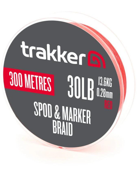 Trakker Šňůra Spod & Marker Braid Red 300m