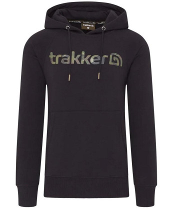 Trakker Mikina CR Logo Hoody Black Camo