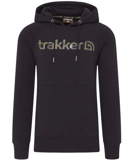 Trakker Mikina CR Logo Hoody Black Camo