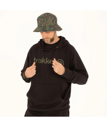 Trakker Mikina CR Logo Hoody Black Camo