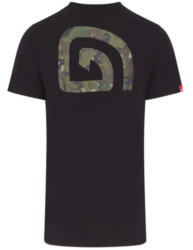 Trakker Tričko CR Logo T-shirt Black Camo