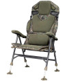 Trakker Křeslo komfortní s područkami Levelite Camo Longback Recliner