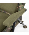 Trakker Křeslo komfortní s područkami Levelite Camo Longback Recliner