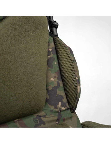 Trakker Křeslo komfortní s područkami Levelite Camo Longback Recliner