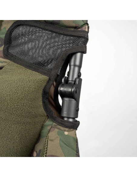 Trakker Křeslo komfortní s područkami Levelite Camo Longback Recliner