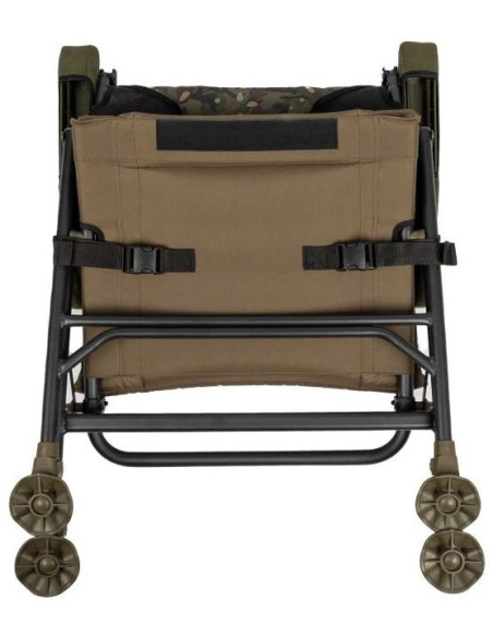 Trakker Křeslo komfortní s područkami Levelite Camo Longback Recliner