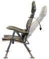 Trakker Křeslo komfortní s područkami Levelite Camo Longback Recliner
