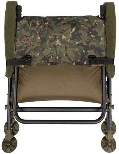 Trakker Křeslo komfortní s područkami Levelite Camo Longback Recliner