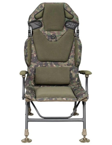 Trakker Křeslo komfortní s područkami Levelite Camo Longback Chair