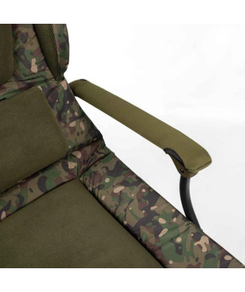 Trakker Křeslo komfortní s područkami Levelite Camo Longback Chair