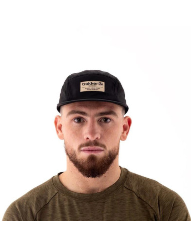 Trakker Kšiltovka 5 Panel Black Cap