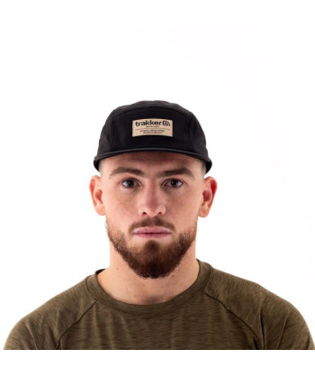 Trakker Kšiltovka 5 Panel Black Cap