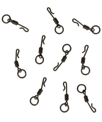 Trakker Obratlíky s kroužkem Quick Change Ring Swivel vel.11, 10ks