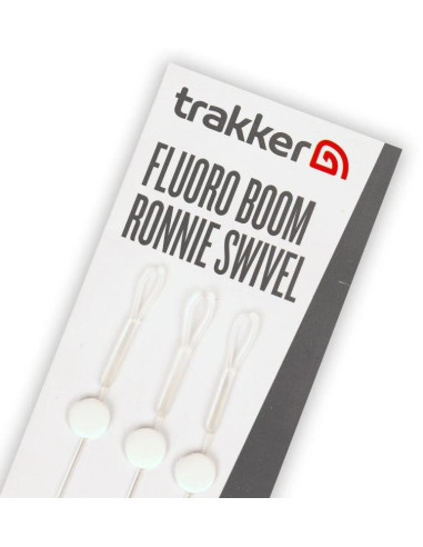 Trakker Návazce Fluoro Boom Ronnie Swivel 30lb, 19cm, 3ks