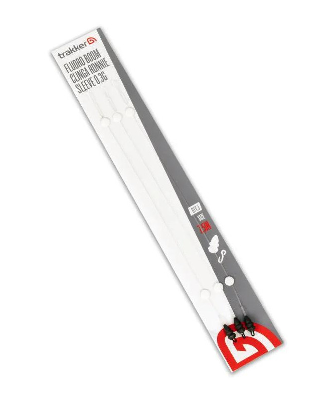 Trakker Návazce Fluoro Boom Clinga Ronnie Sleeve 30lb, 19cm, 3ks