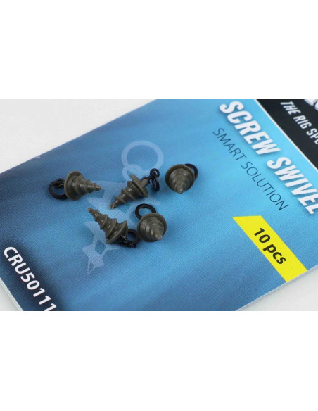 Carp´R´Us Obratlíky s vrutem Screw Swivel 10ks