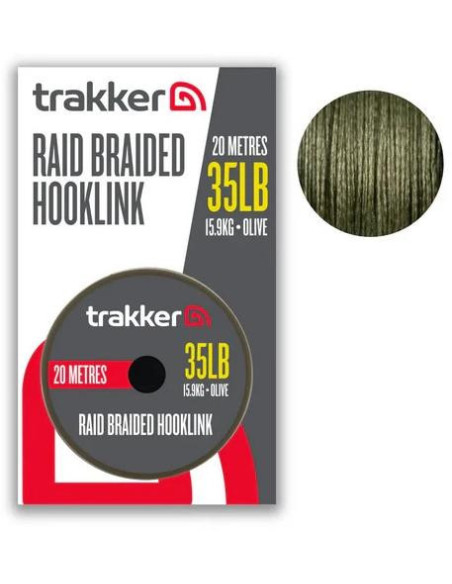 Trakker Návazcová šňůrka Raid Braided Hooklink 20m