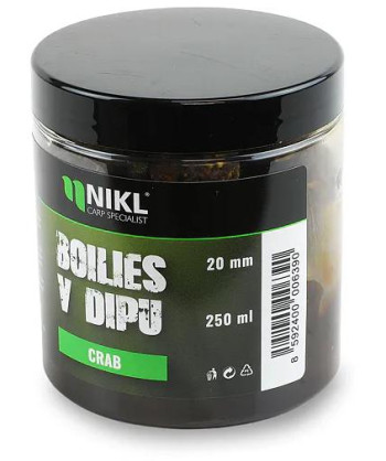 Nikl Boilies v dipu Crab 250ml