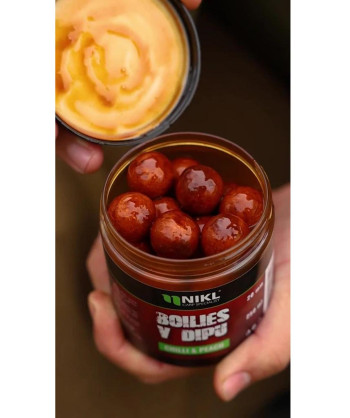 Nikl Boilies v dipu Chilli & Peach 250ml