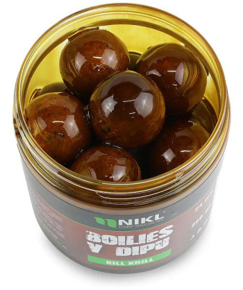 Nikl Boilies v dipu Kill Krill 250ml