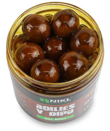 Nikl Boilies v dipu Kill Krill 250ml