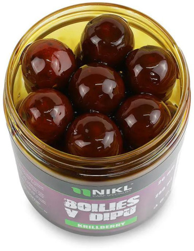 Nikl Boilies v dipu Krill Berry 250ml