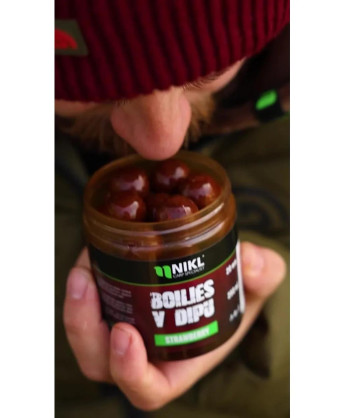 Nikl Boilies v dipu Strawberry 250ml