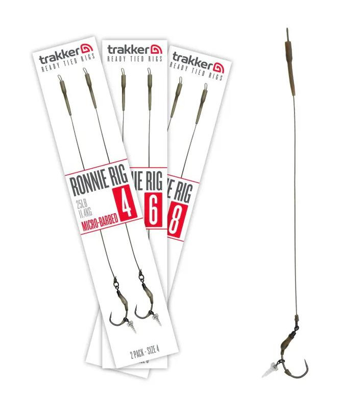 Trakker Hotové návazce Ronnie Rig (Barbed) 2ks