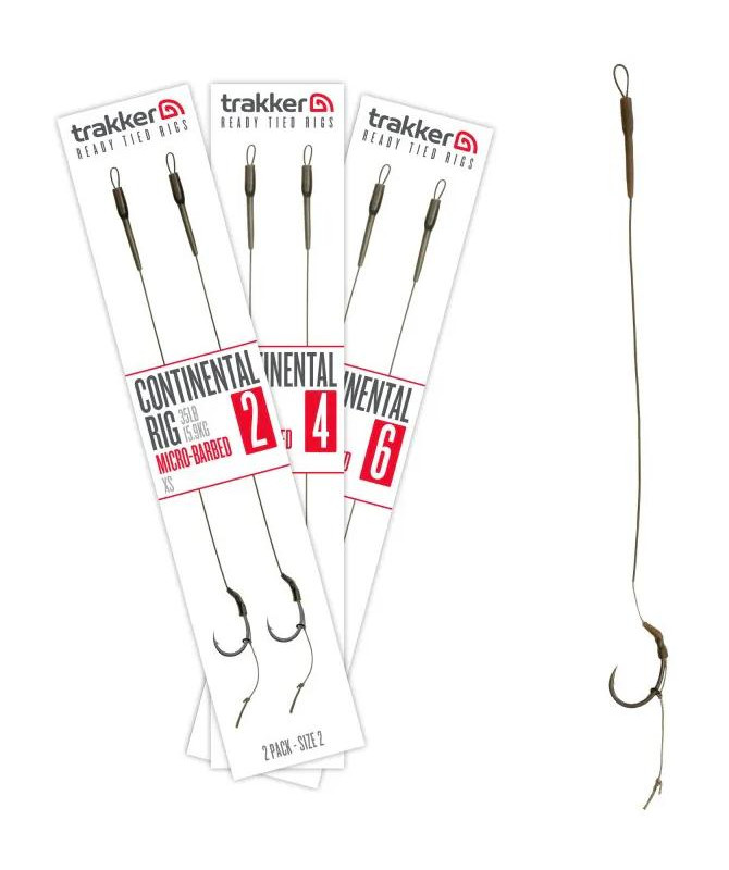 Trakker Hotové návazce Continental Ready Rig (Barbed) 2ks