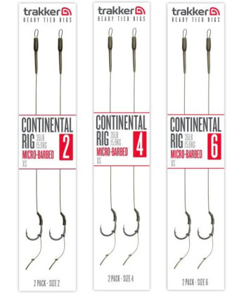 Trakker Hotové návazce Continental Ready Rig (Barbed) 2ks