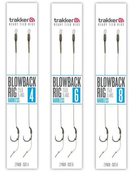 Trakker Hotové návazce Blowback Ready Rig (Barbless) 2ks