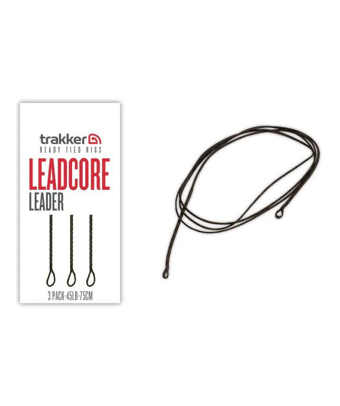 Trakker Hotové leadery Leadcore Leader (75cm) 3ks