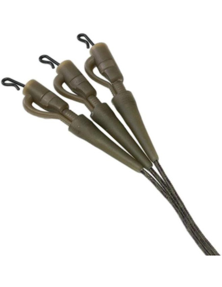 Trakker Hotové leadery Leadcore Leadclip Leader (75cm) 3ks