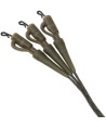 Trakker Hotové leadery Leadcore Leadclip Leader (75cm) 3ks