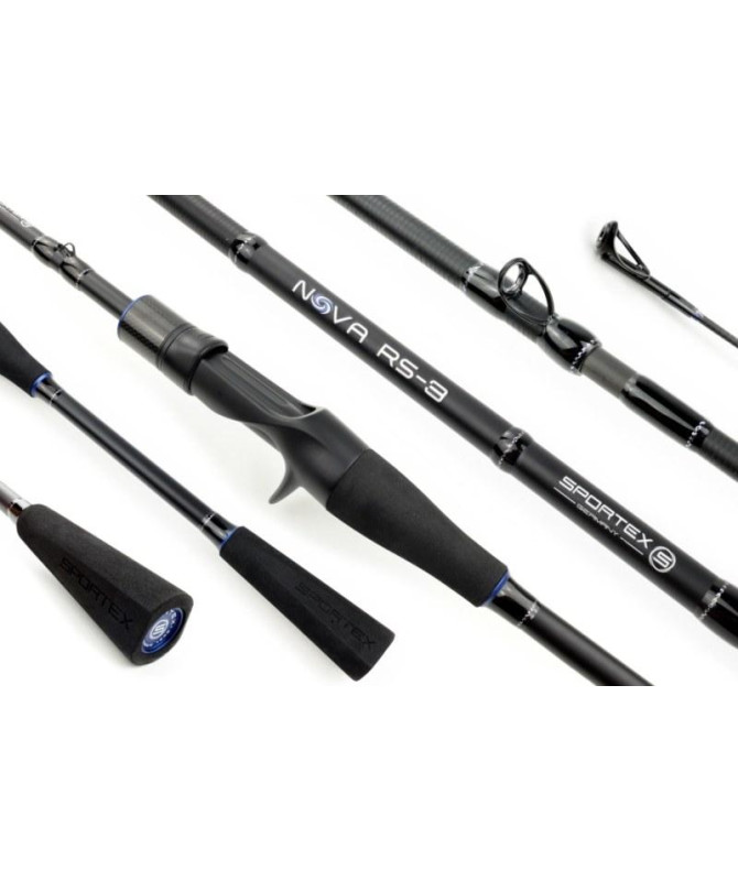 Přívlačový prut SPORTEX Nova RS-3 Baitcast 2-díl, 195cm / 3-15g