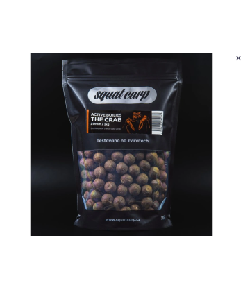 Squat Carp Active Boilies THE CRAB 20 mm 1 kg