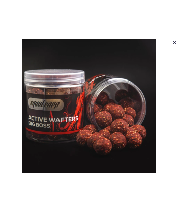 Squat Carp Active Big Boss rozpustné neutrálně vyvážené boilies 24 mm