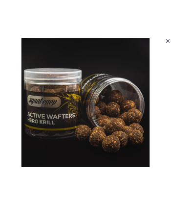 Squat Carp Active Hero Krill rozpustné neutrálně vyvážené boilies 20 mm