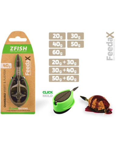 ZFISH Method Set FeedaX 30,40g + mold