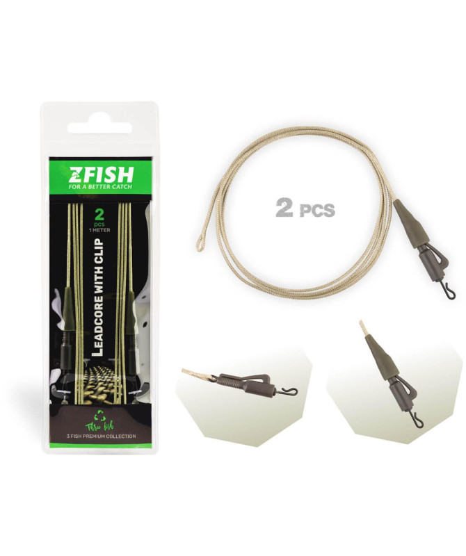 ZFISH Montáž Leadcore Lead clip 2ks