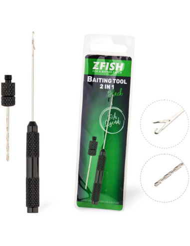 ZFISH Jehla a vrtáček Baiting tool 2v1