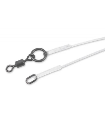 Carp´R´Us Návazec 360° Stiff Link Oval Ring & 360° Swivel 16,5cm, 50lb, 2ks